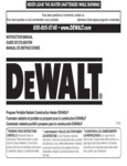 DeWalt DXH45LP Owners Manual