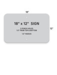 18 x 12 Parking Sign Configuration