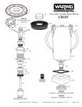 Waring CB15V Parts Diagram