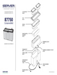 Diagram for Server 87750 ConserveWell Dipper Well
