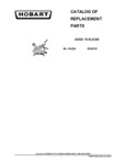 Hobart Centerline EDGE-10 Parts Manual Hobart Centerline EDGE-10 Parts Manual