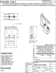 Vestil FORK-P Drawing Diagram
