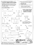 Haws AX13 Spec Sheet Drawing