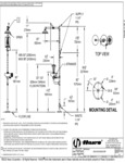 Haws IN8320-8320CRP Spec Sheet Drawing