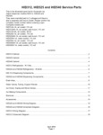 HID Service Parts List