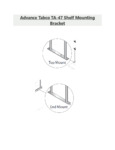 Advance Tabco TA-47 Mounting Orientation