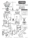 Waring MX1300XTX and MX1500XTX Diagram