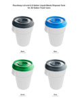 PourAway Lid/Disposal Tank for Round Trash Cans