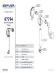 07794 Parts List 07794 Parts List