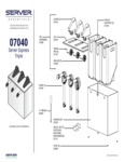Triple station 07040 parts
