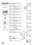 Parts list 83400