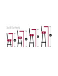Stool and Chair Height to Counter Diagram
