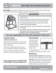 DinerKB950HighChairInstructions1387