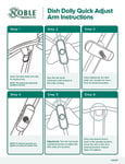 Dish Dolly Quick Adjust Arm Instructions