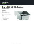 Drop In Sink with Side Splashes Assembly Instructions Drop In Sink with Side Splashes Assembly Instructions