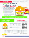 Dr. Smoothie Lemon Refresher Sell Sheet Dr. Smoothie Lemon Refresher Sell Sheet