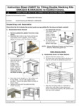 Moffat E22-E23 Stacking Kit Installation Manual