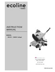 ECO12-1 Slicer Instr Manual F48186 (04-24)