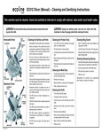 Ecoline ECO12-1 Cleaning and Sanitizing Instr Wall Chart F48955 (04-24)