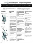 Hobart Centerline EDGE Series Cleaning Instructions Hobart Centerline EDGE Series Cleaning Instructions