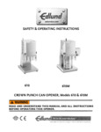Edlund Manual Edlund Manual