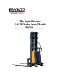 EKKO EA15 Manual