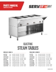 Electric steam table manual