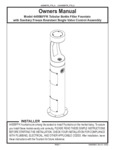 Elkay 4400 Series Bottle Filling freeze resistant Manual