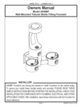 elkay 4409bf wall mount bottle filling station with 2 fountains manual