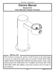 elkay 4410 series pedestal fountain manual