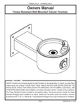 elkay 4450fr series freeze resistant wall mount fountain manual