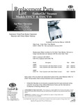 EmberGlo ES5CT_ES5CT18 Parts List EmberGlo ES5CT_ES5CT18 Parts List