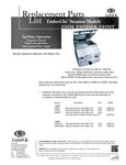 EmberGlo ES5M_ES5M18_ES5MT Parts List