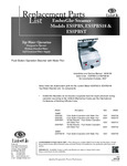 EmberGlo ES5PBS_ES5PBS18_ES5PBST Parts List EmberGlo ES5PBS_ES5PBS18_ES5PBST Parts List
