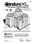 Endura XL Grease Interceptors Manual