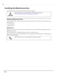 Epson Maintenance Box Instructions