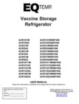 EQTemp Vaccine Refrigerator User Manual EQTemp Vaccine Refrigerator User Manual
