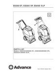 ES300 and ES400 parts list ES300 and ES400 parts list