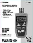 ET110 manual