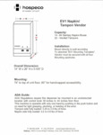 EV1 Napkin/Tampon Mounting Instructions