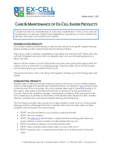 Ex-Cell-Kaiser-Products-Care-Maintenance-2021