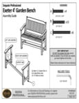 Exeter 4 ft. Backless Bench_Assembly