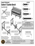 Exeter 6 ft. Backless Bench_Assembly