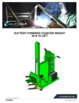 BATTERY POWERED COUNTER WEIGHT 90 & 78 LIFT Manual
