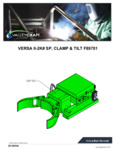 VERSA II-2K# SP, CLAMP & TILT F89701 Manual