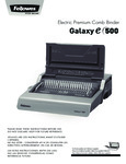 Fellowes5218301Manual