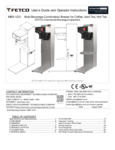 Fetco MBS-1221 Manual