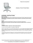 FF DS-512B-BK-BK-GG Assembly Instructions