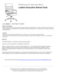 FF GO-2286M-BK-BK-GG Assembly Instructions