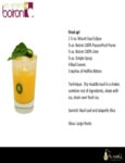 Les Vergers Boiron Fired Up! Cocktail Recipe